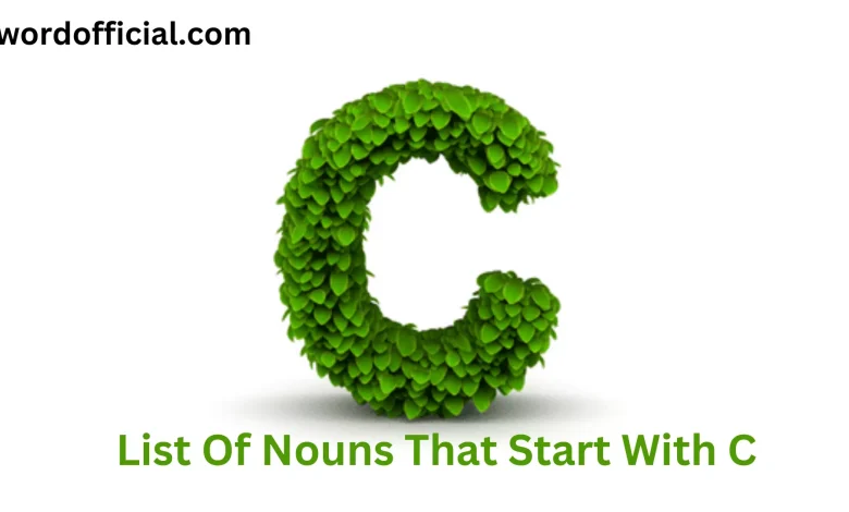 359+List Of Nouns That Start With C