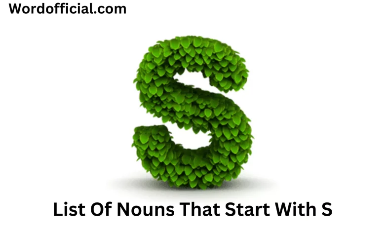 469+List Of Nouns That Start With S
