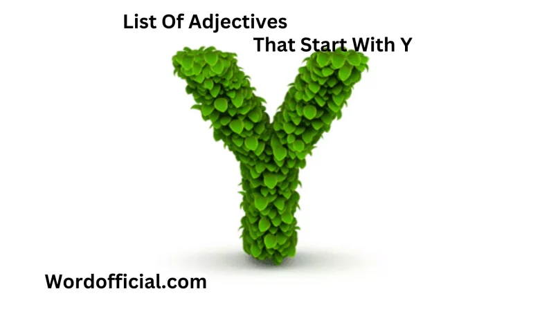 List Of Adjectives That Start With Y