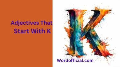 List Of Adjectives That Start With K